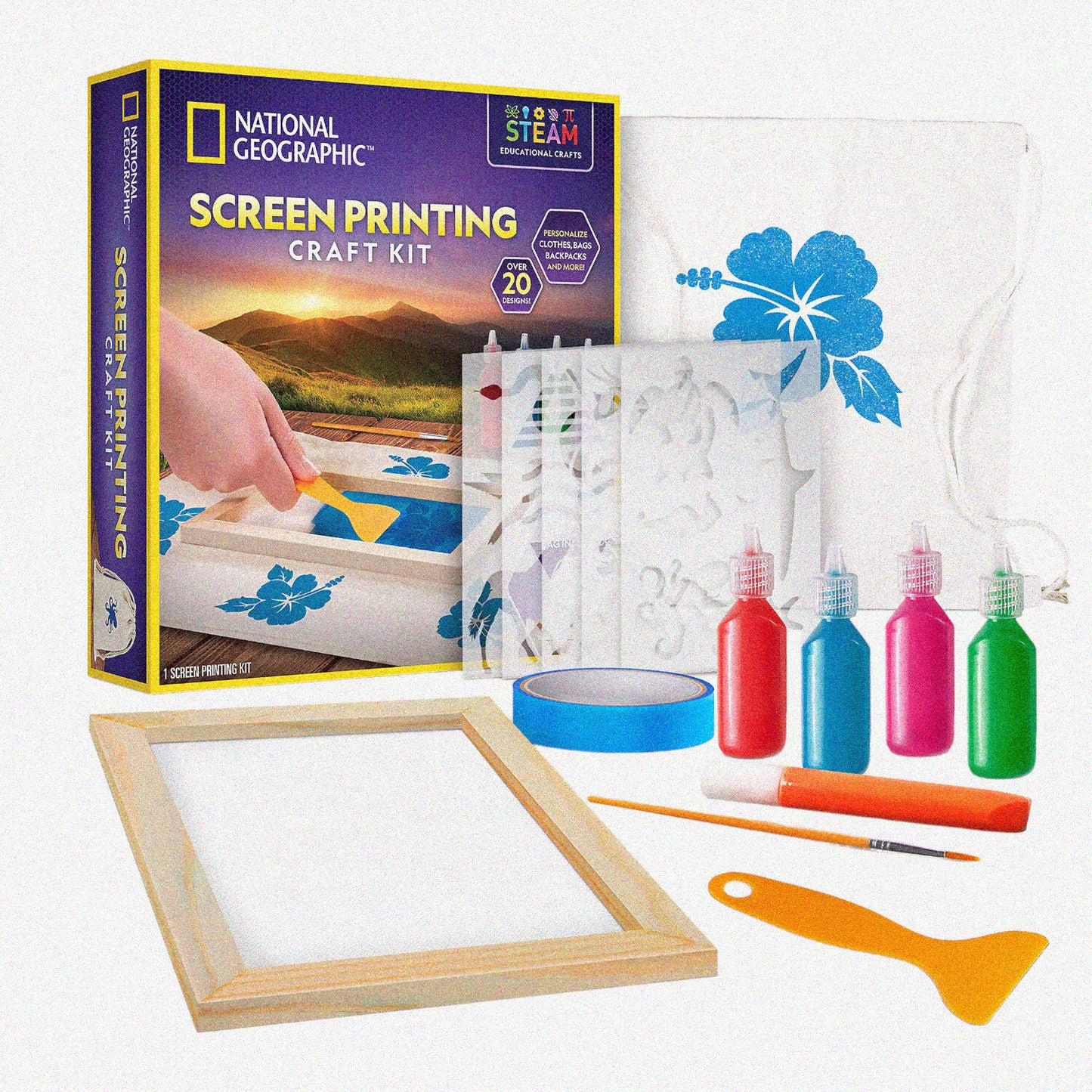 SilkArt Kids Screen Printing Deluxe Kit