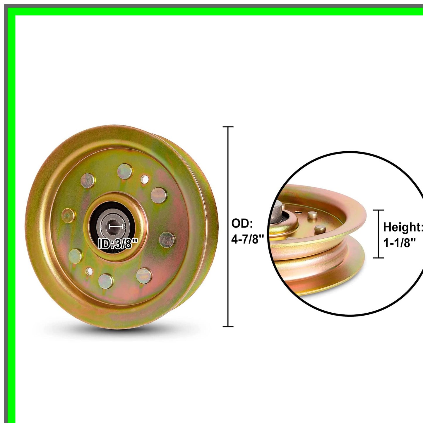 Idler Pulley Bearing for Cub Cadet Riding Mowers 42-54 Inch Decks