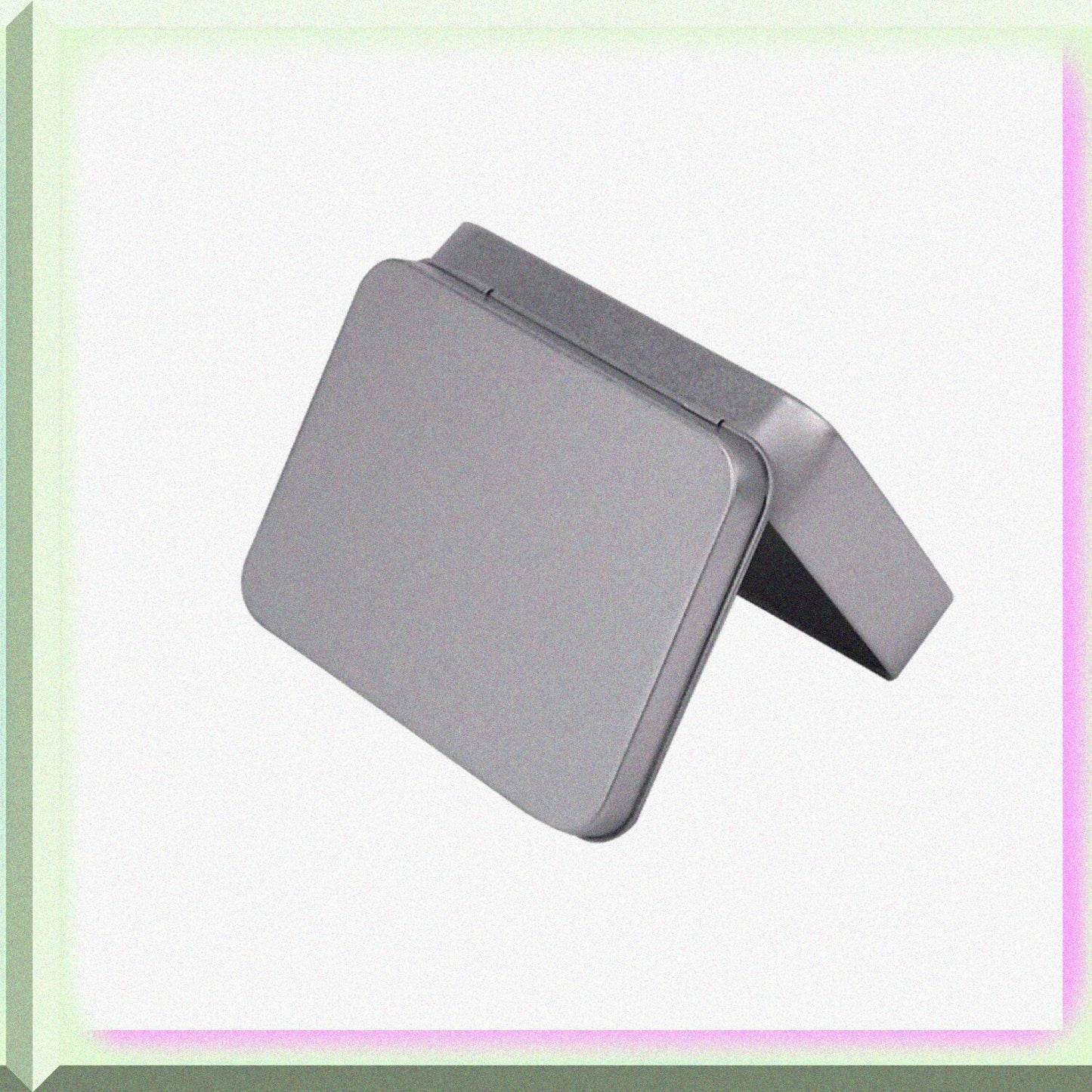4 Pieces Rectangular Hinged Metal Storage Containers