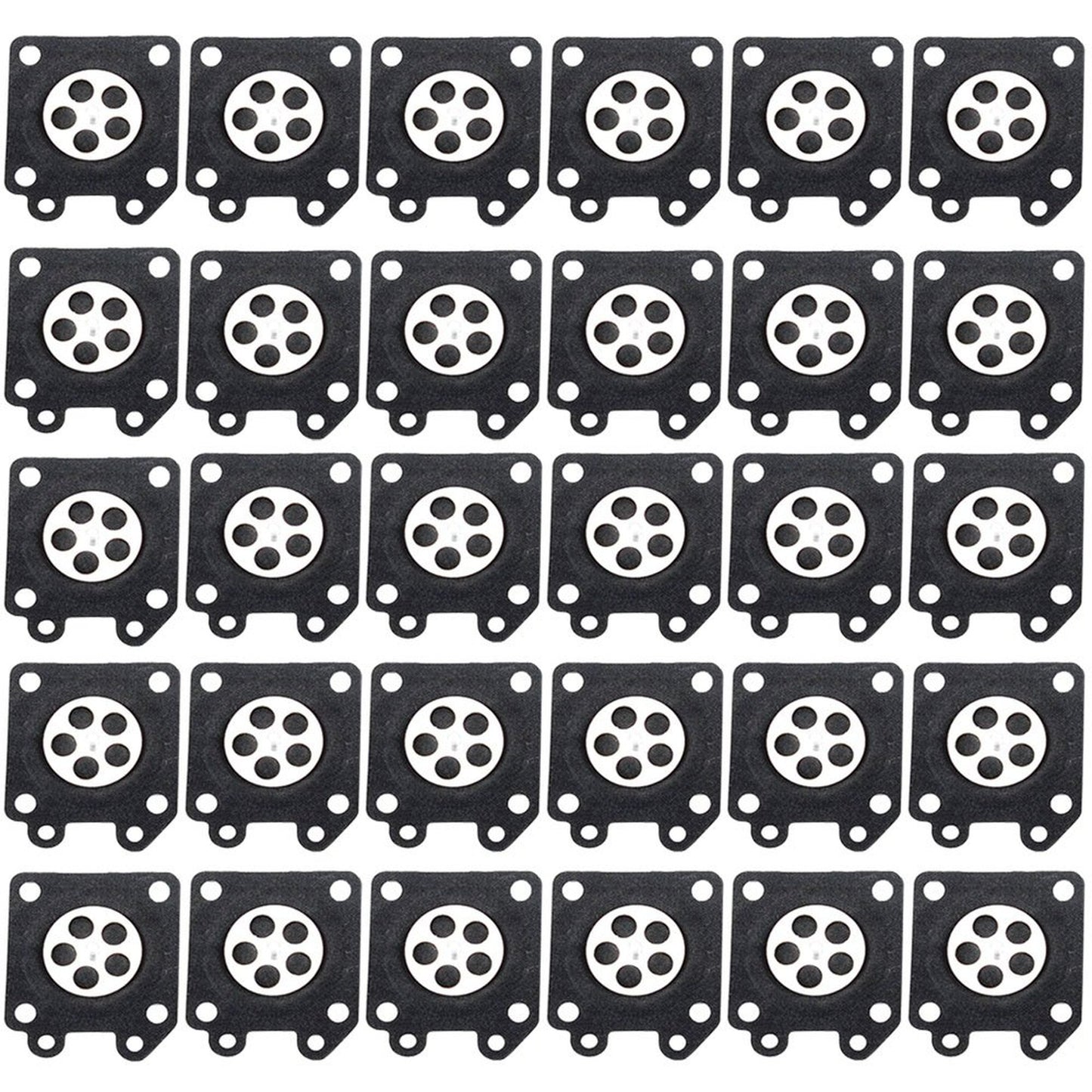 30-Pack Metering Diaphragm Assembly for WA WT WY WZ Carburetors