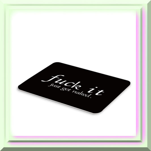 Funny Quotes Bath Mat Black and White 17.7x29.5Inch