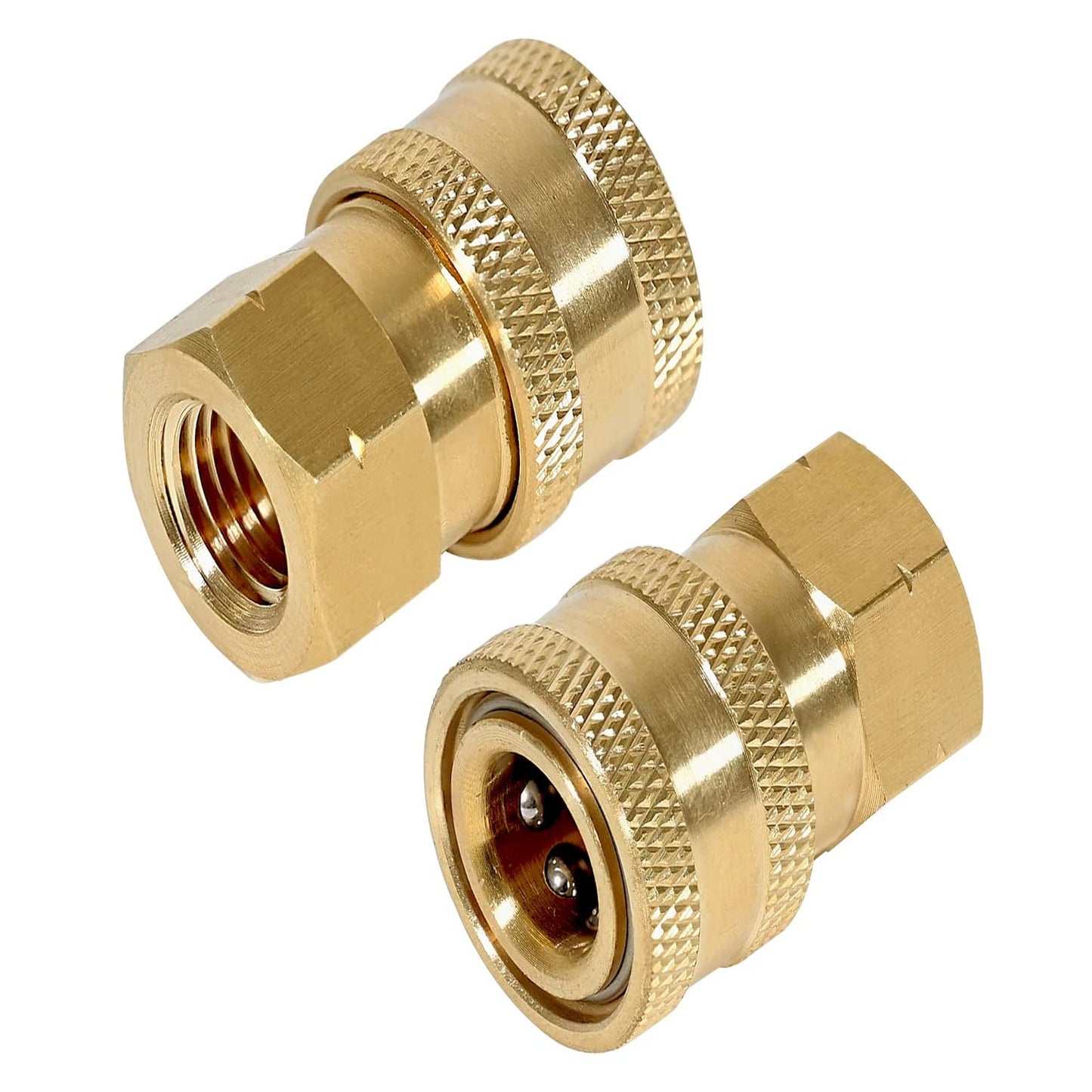 Quick Connect Pressure Washer Adapter Set, 1/4 Inch Fittings, 5000 PSI