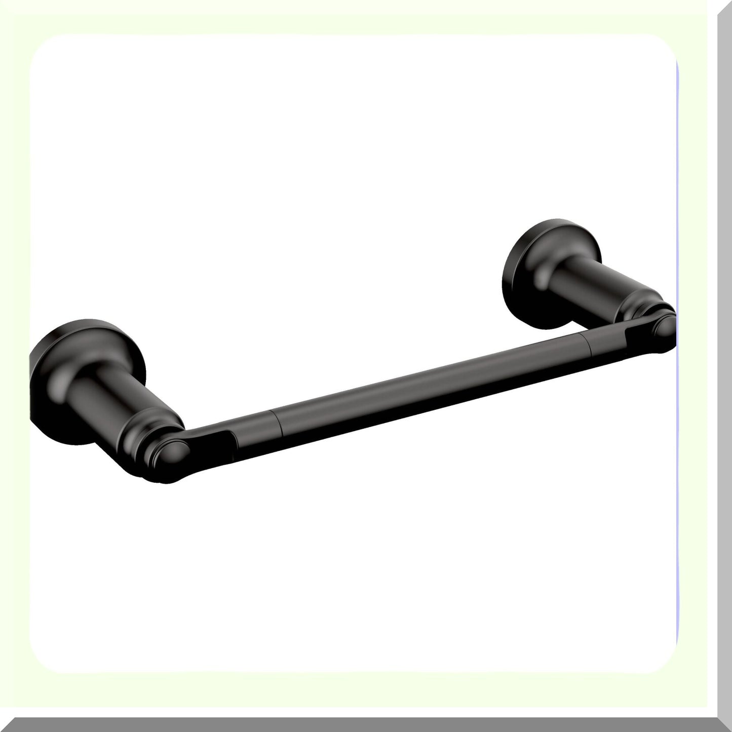 73508-BL Saylor Bath Towel Bar 8 Inch Matte Black