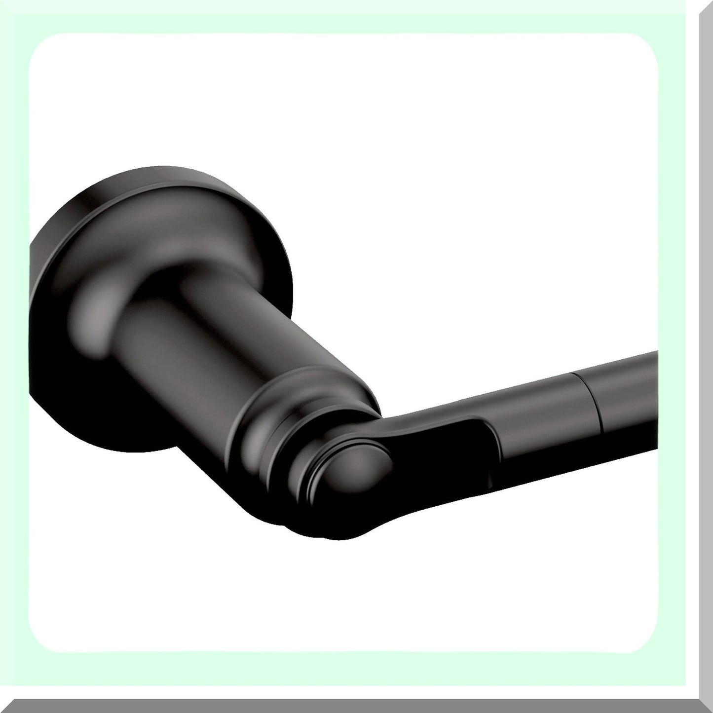 73508-BL Saylor Bath Towel Bar 8 Inch Matte Black
