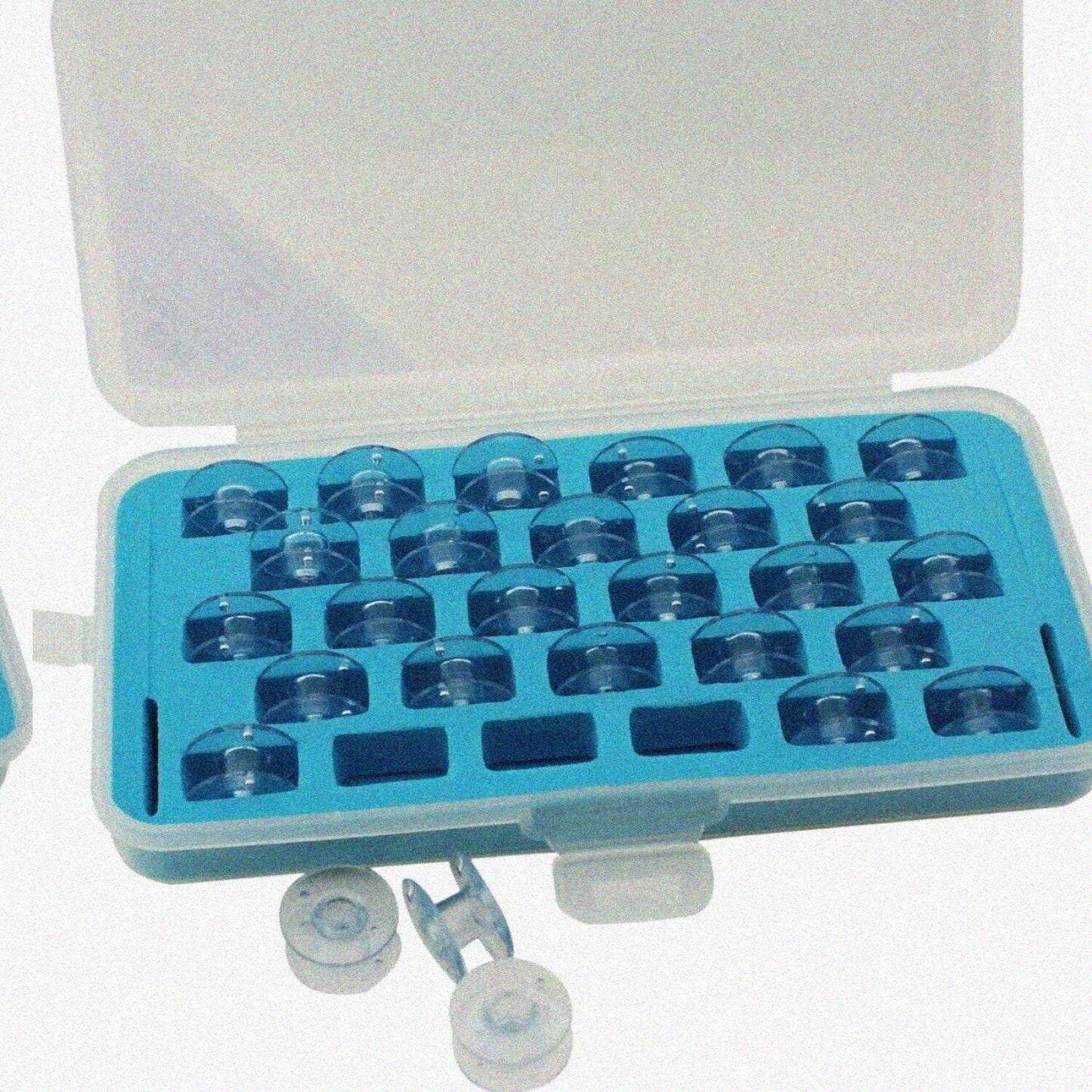 Pack of 28 Cl 15J Parent Bobbins with Storage Case