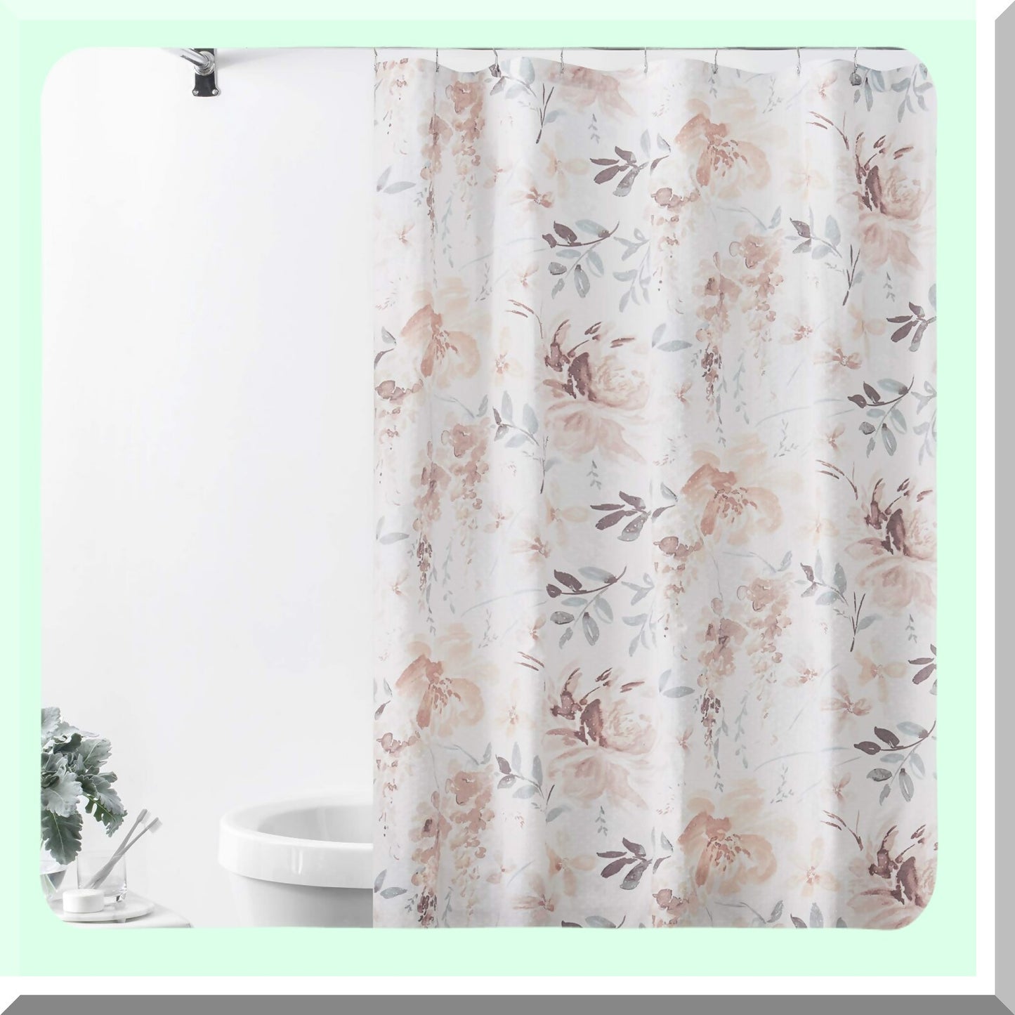 Liana Floral Shower Curtain