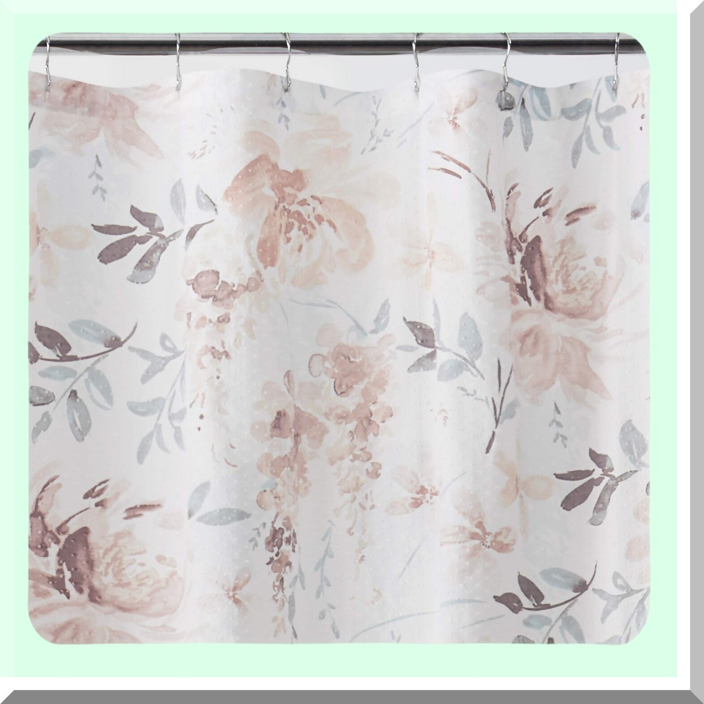 Liana Floral Shower Curtain