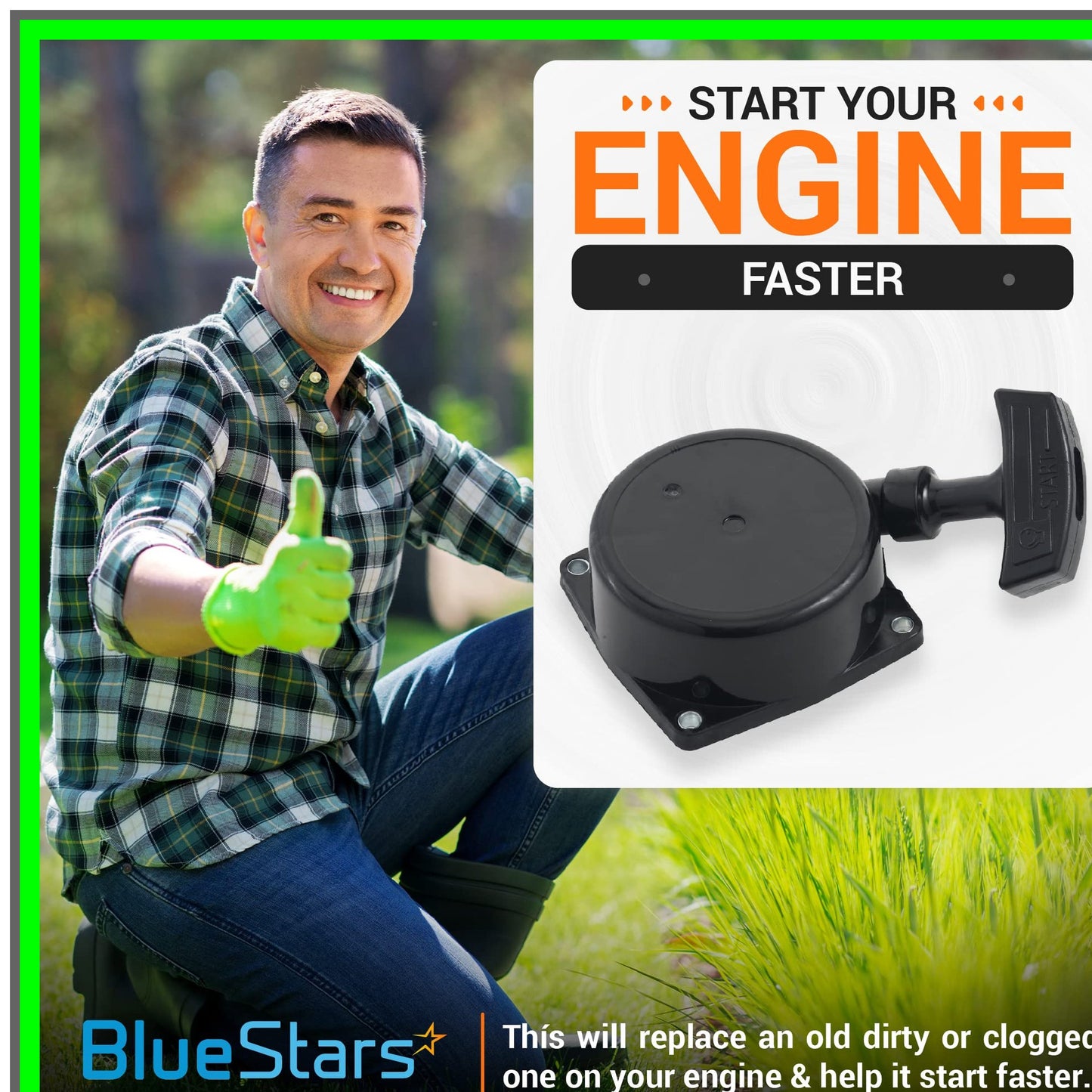 Recoil Pull Start Replacement for 254cc ES-250 PB-250 Blowers