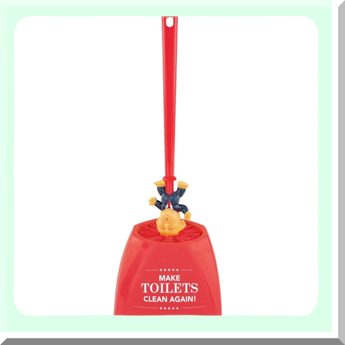 Donald Trump Tet Bowl Brush with Holder