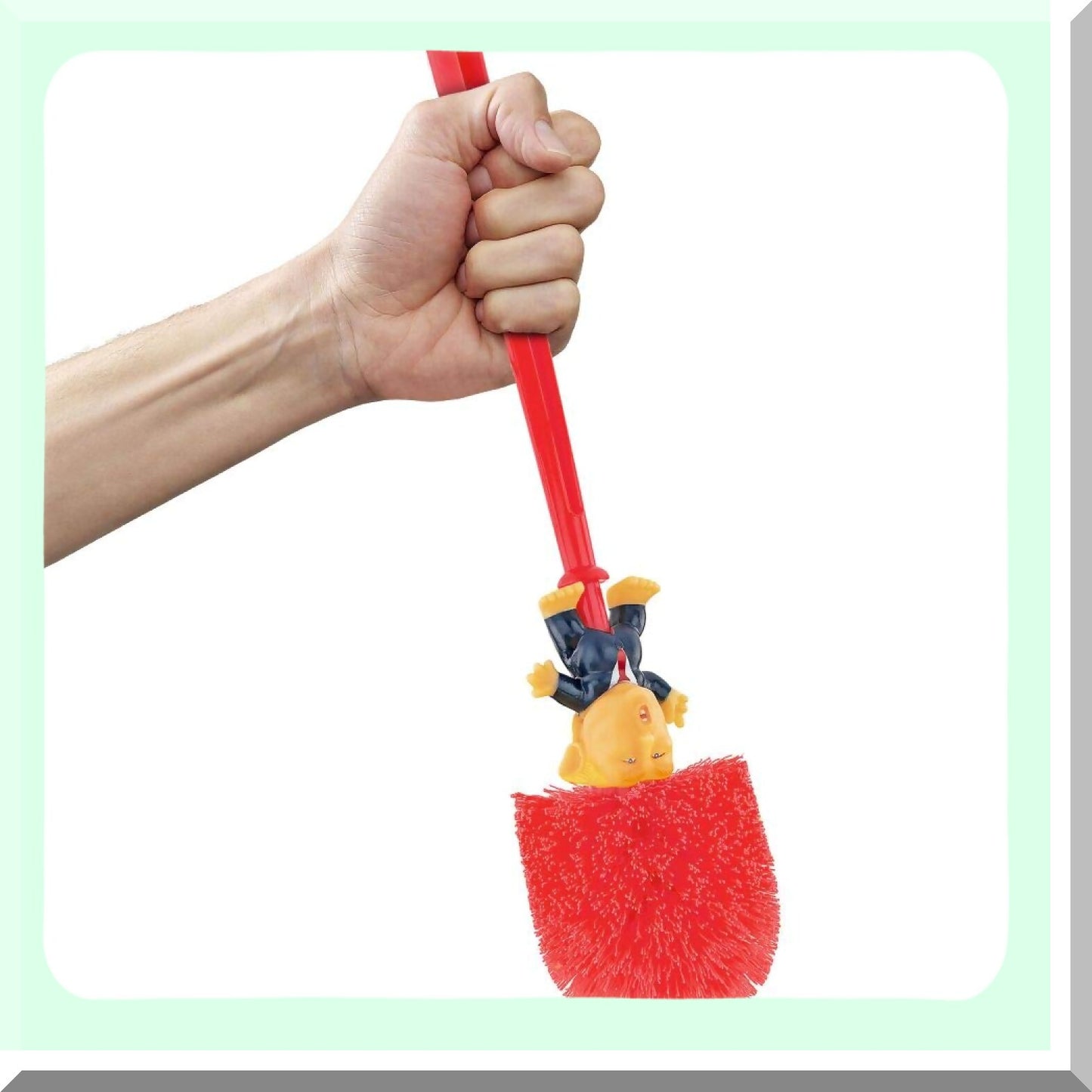 Donald Trump Tet Bowl Brush with Holder