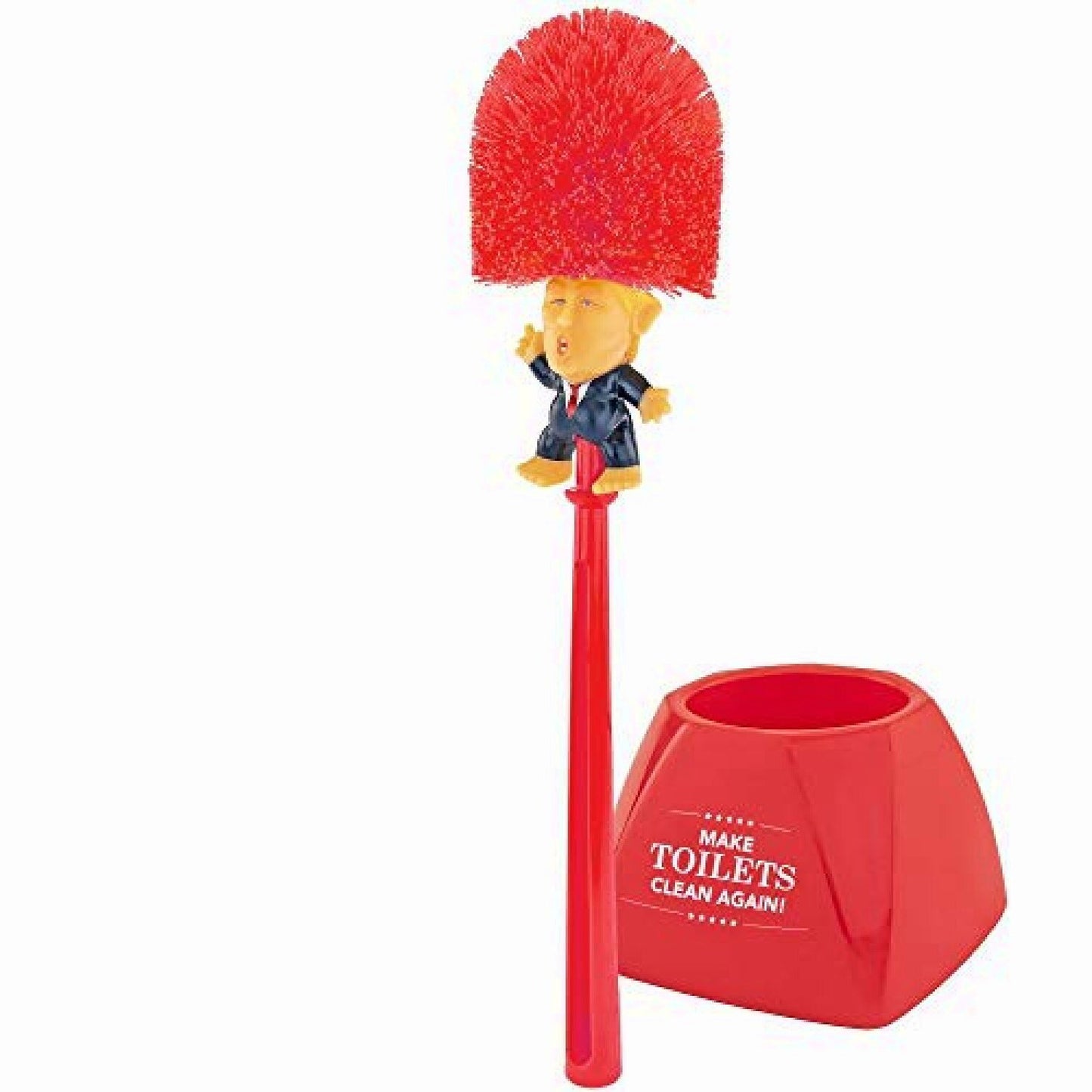 Donald Trump Tet Bowl Brush with Holder