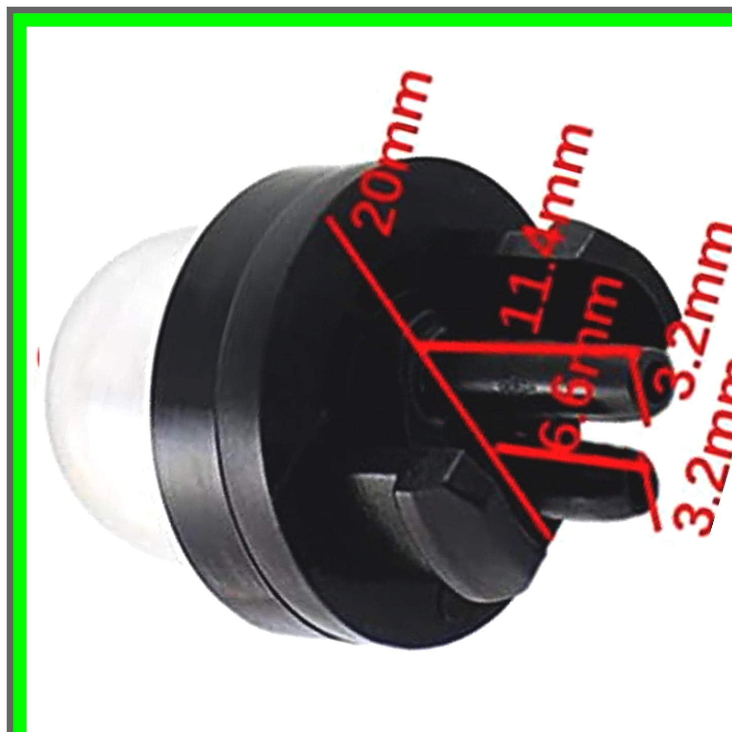 Carburetor Primer Bulb Pump for Poulan Husqvarna Trimmers and Chainsaws