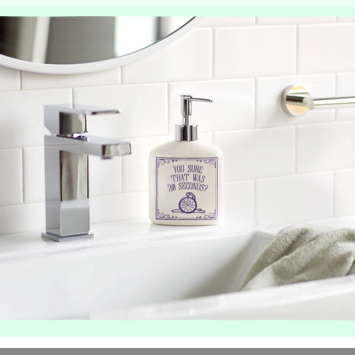 20 Seconds Hand Soap Dispenser 12 oz Multicolor
