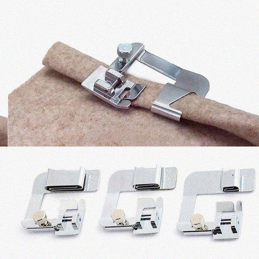 Rolled Hem Pressure Foot Set for Low Shank Sewing Machines