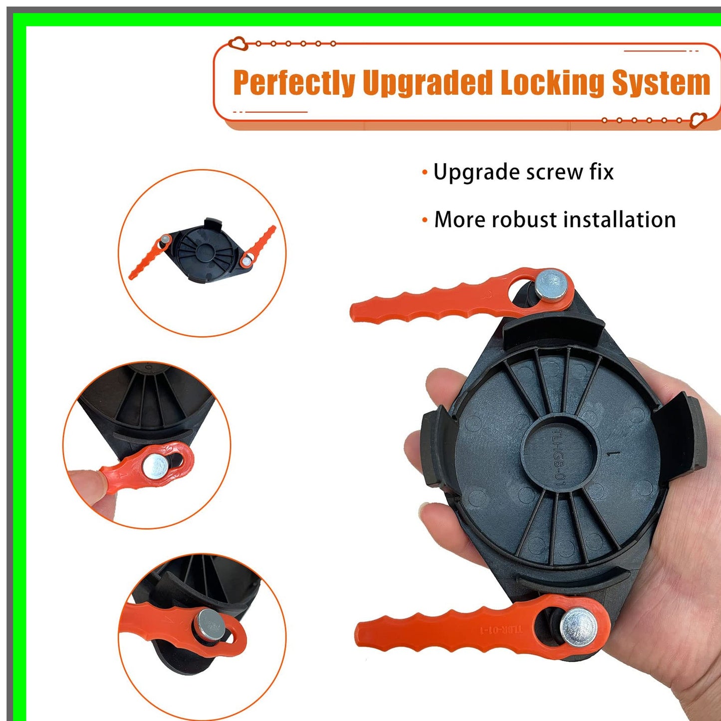 31-Piece Double Serrated Trimmer Head Replacement for Black Decker Models