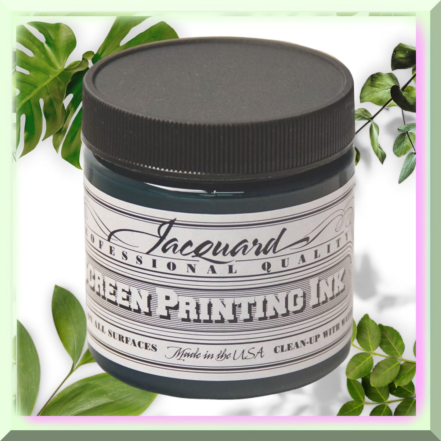 Water-Based Screen Printing Ink 4oz Green