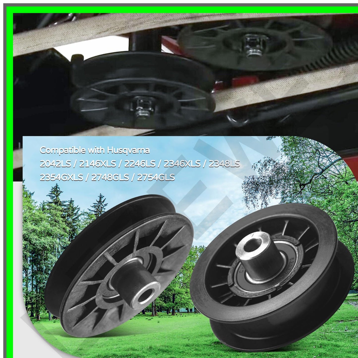 Husqvarna Riding Mower Idler Pulley Kit for Smooth Performance