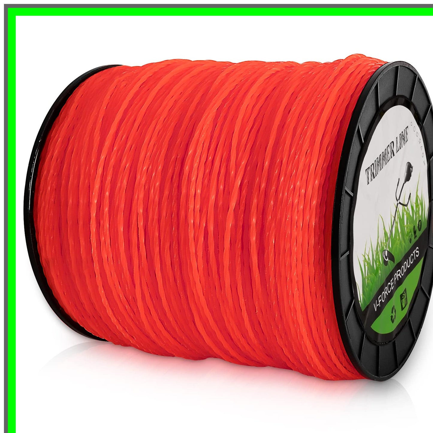 Heavy-Duty Twisted String Trimmer Line 095-Inch 5lb Spool for All Trimmers