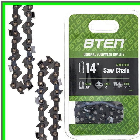 14-Inch Chainsaw Chain 050 3/8 52DL for Poulan Husqvarna Homelite 240 136