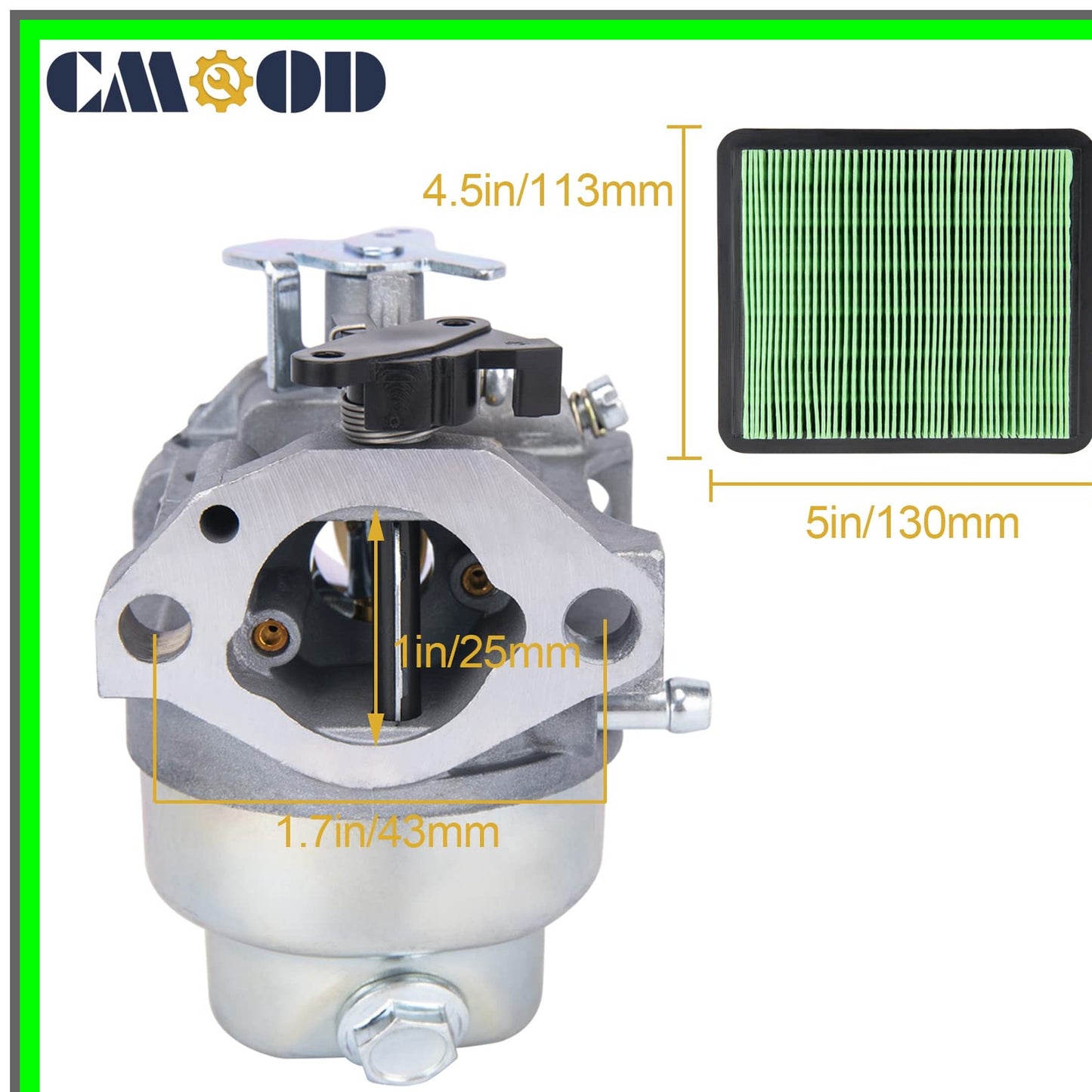 GCV160 Carburetor Replacement for Honda Lawn Mowers and Pressure Washers