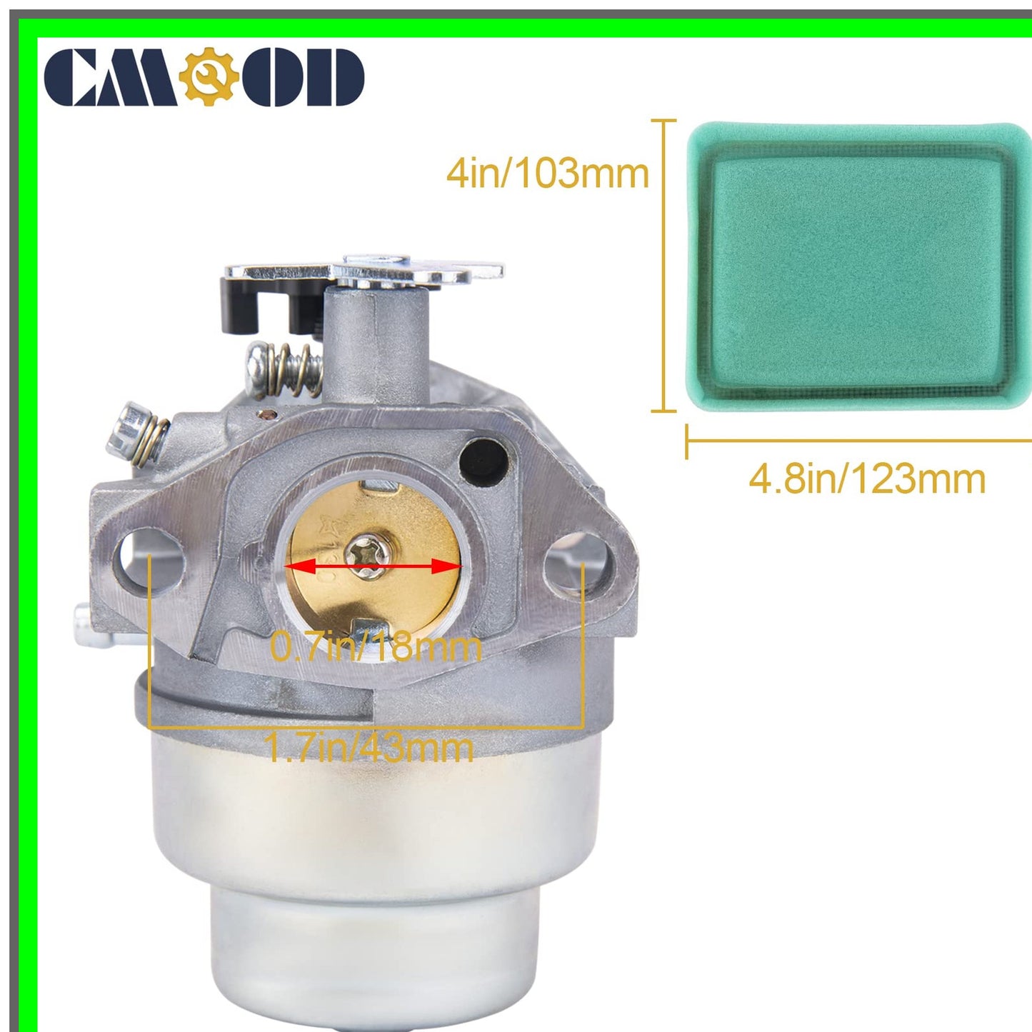 GCV160 Carburetor Replacement for Honda Lawn Mowers and Pressure Washers