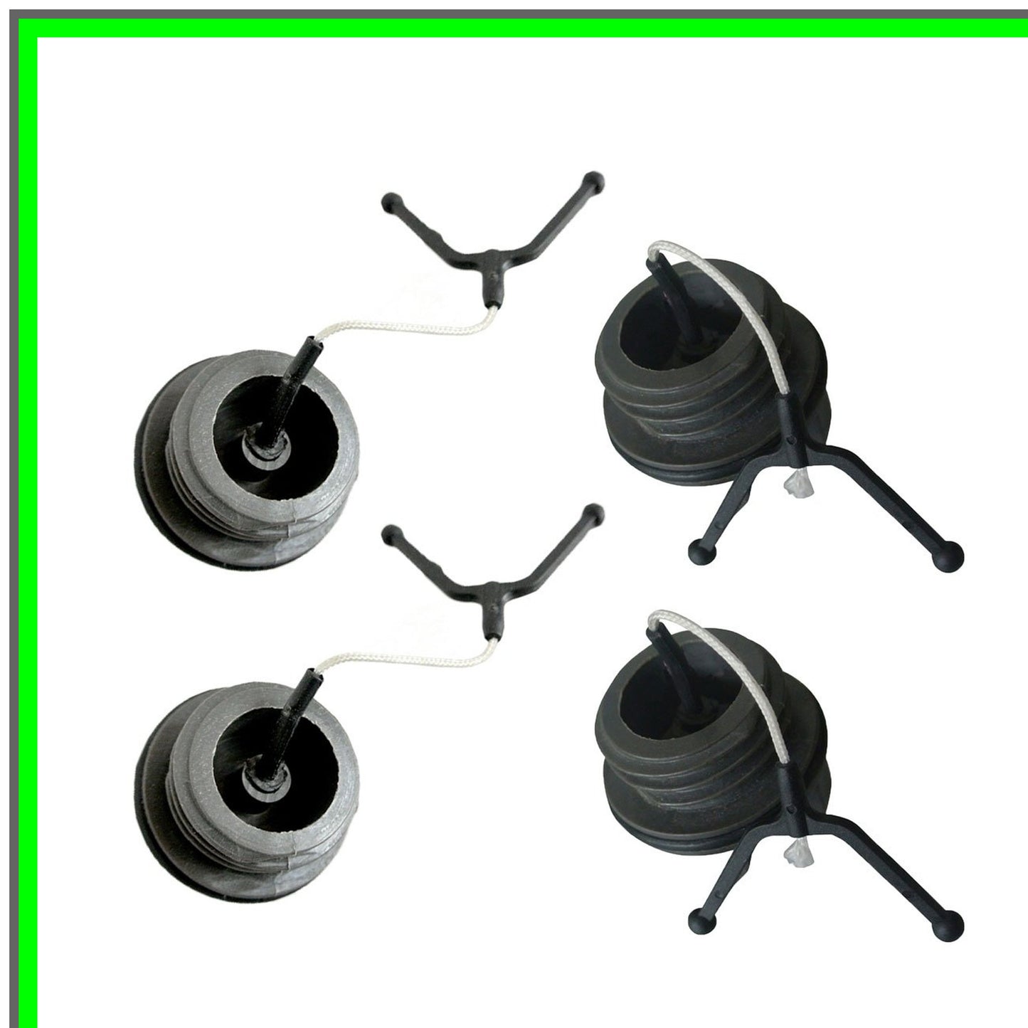 Gas Fuel Oil Cap Set for Husqvarna Chainsaw Models 36 41 51 55 136 137 262