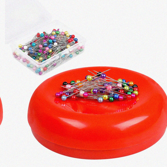 Magnetic Pin Cushion with 200 Sewing Pins