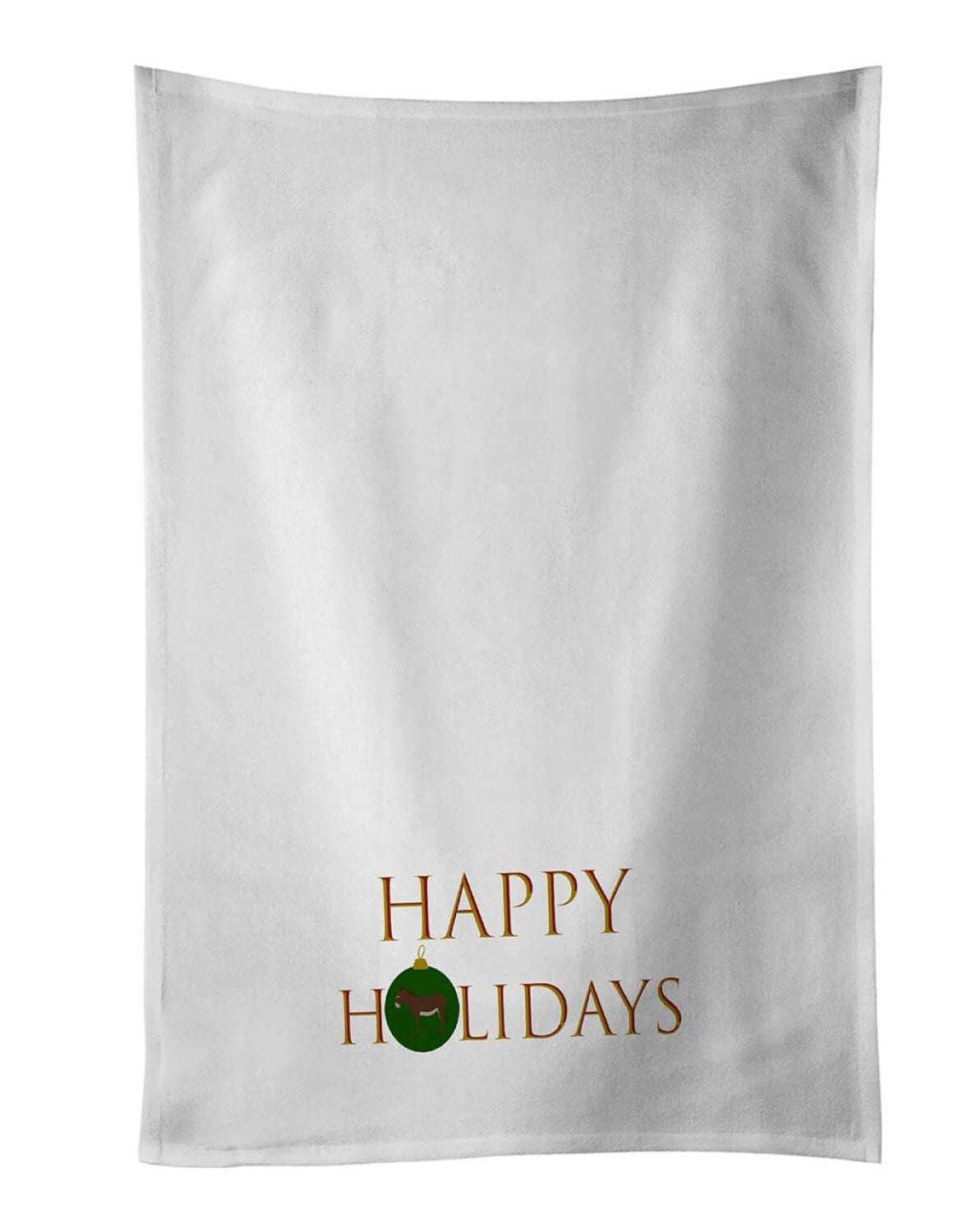 Donkeys & Mules White Kitchen Towel Set of 2