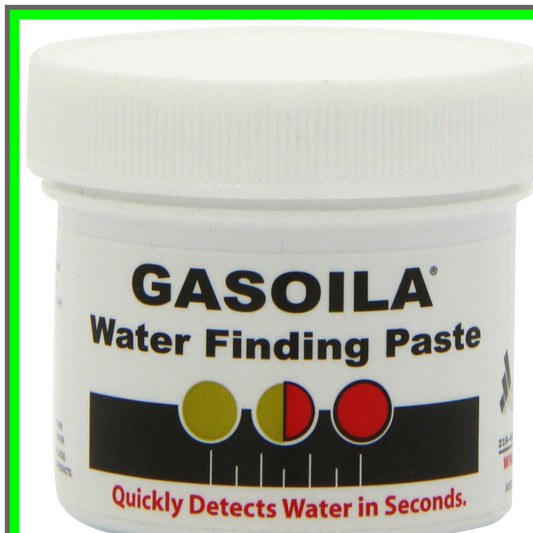 Water Detection Paste for Fuel - 2.5 oz Jar for Gasoline and Diesel
