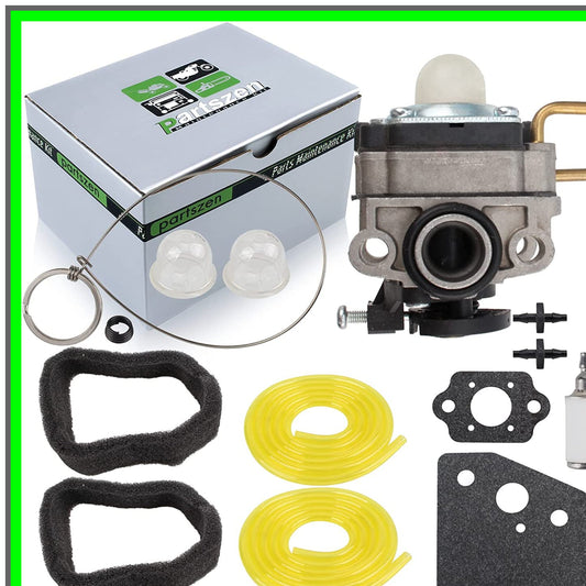 Ryobi 25cc Carburetor Replacement with Fuel Line Kit for String Trimmers