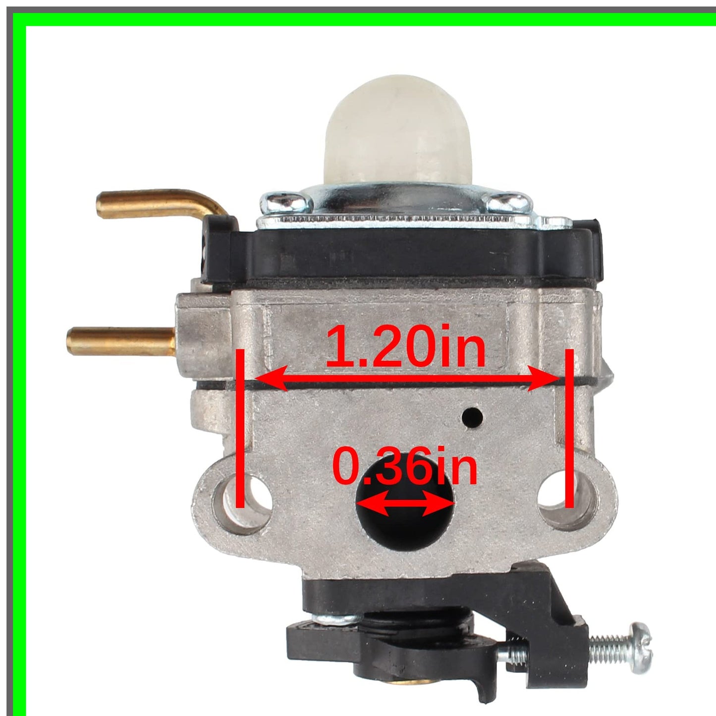 Ryobi 25cc Carburetor Replacement with Fuel Line Kit for String Trimmers