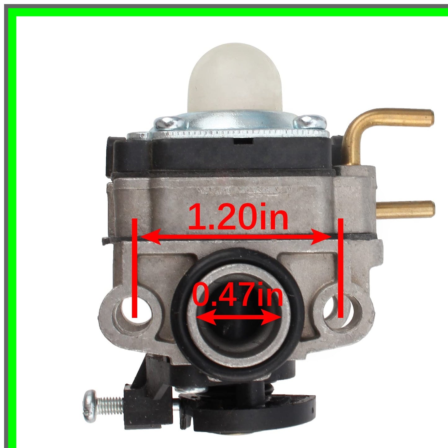 Ryobi 25cc Carburetor Replacement with Fuel Line Kit for String Trimmers