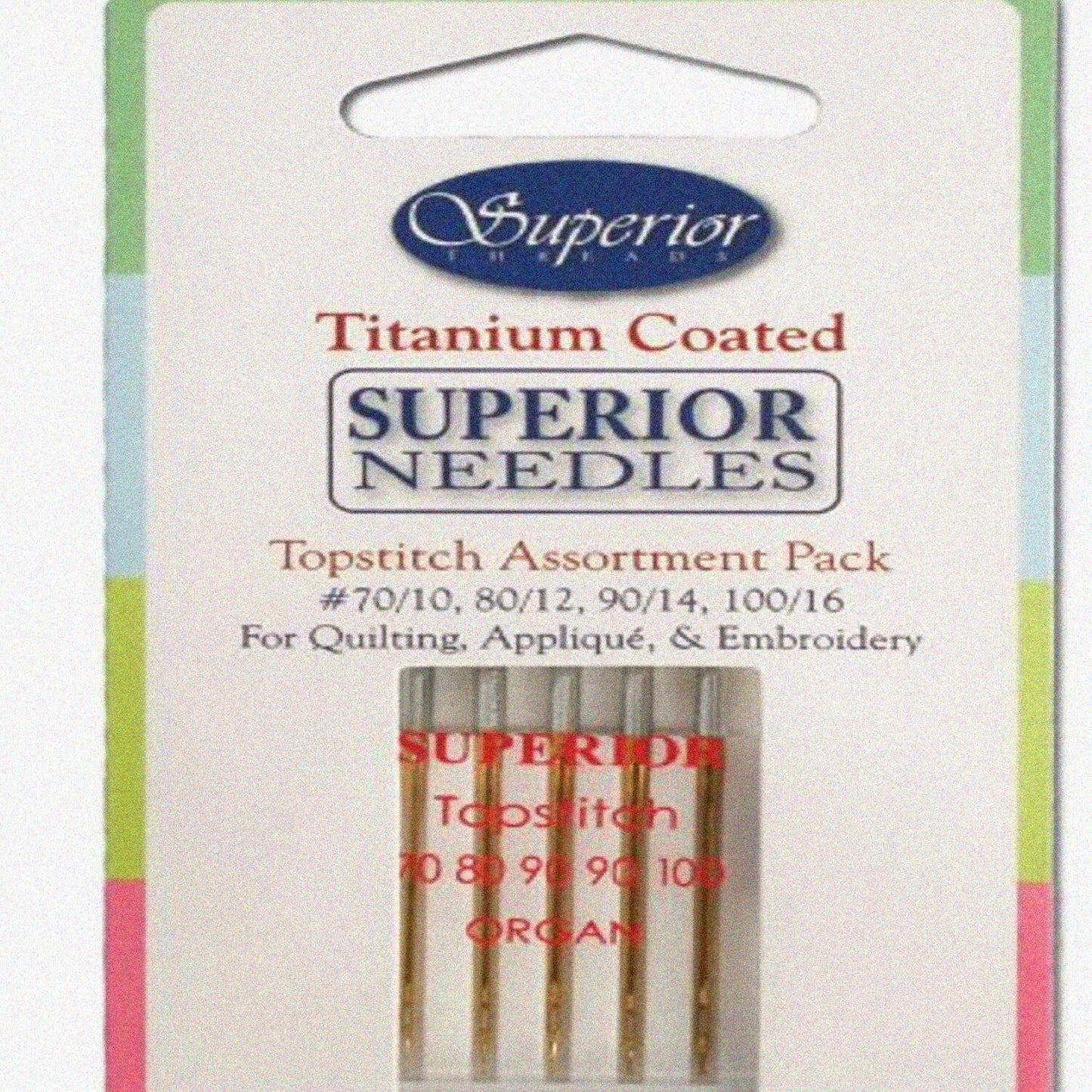 Topstitch Sewing and Quilting Needles Assortment Set