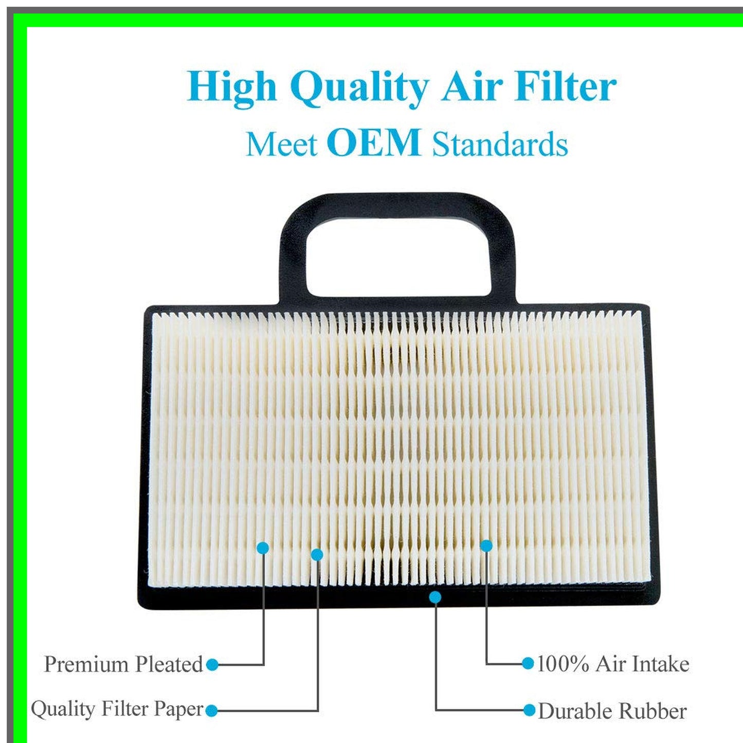 Dual Air Filter Set for Briggs Stratton Intek V-Twin Lawn Mowers