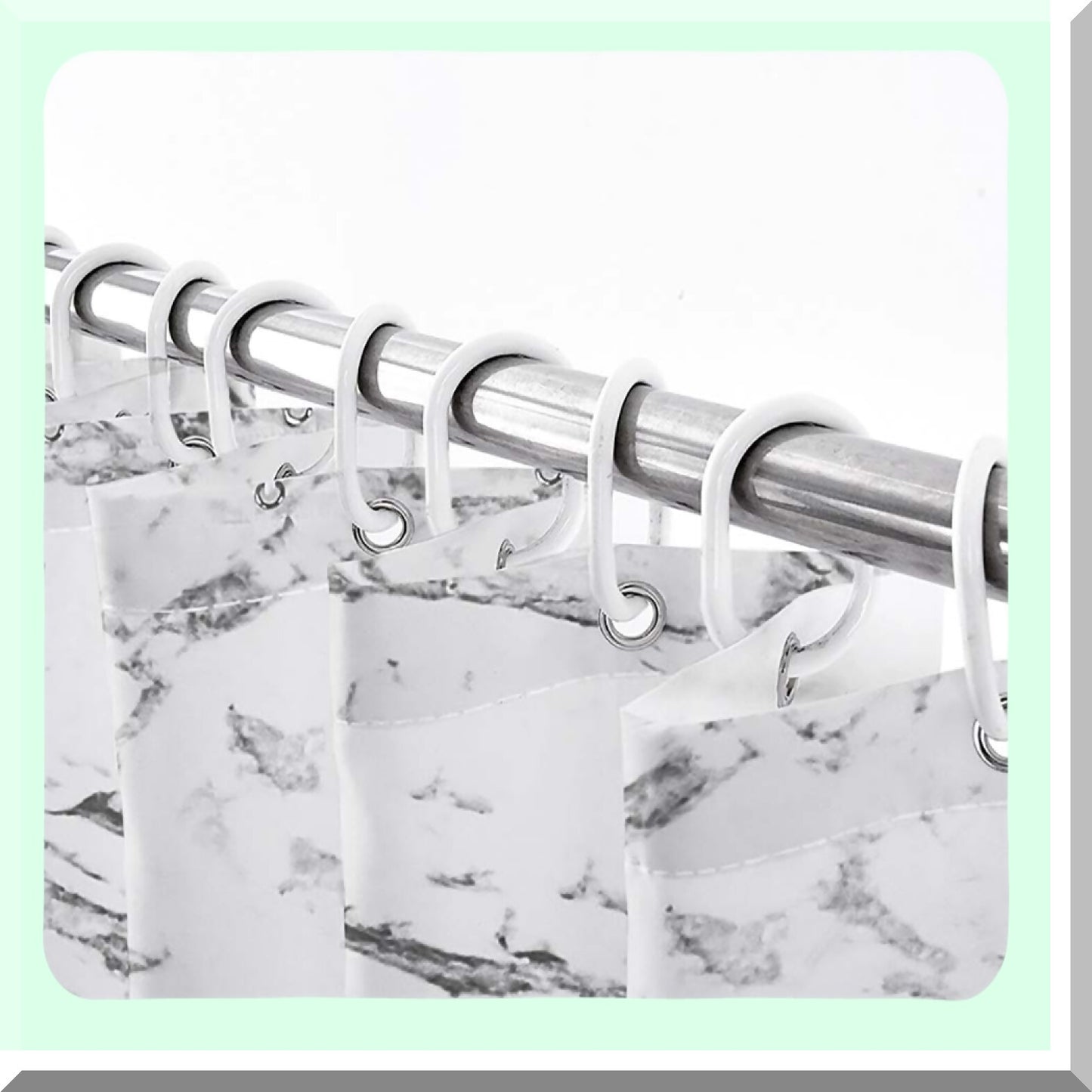 Rustic Bear Shower Curtain Set 60x72 Inches