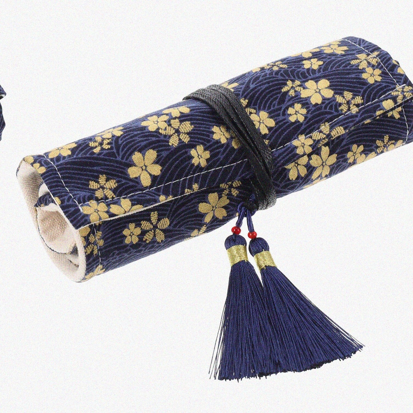 Crochet Hook Case Navy 15cm Folding Organizer