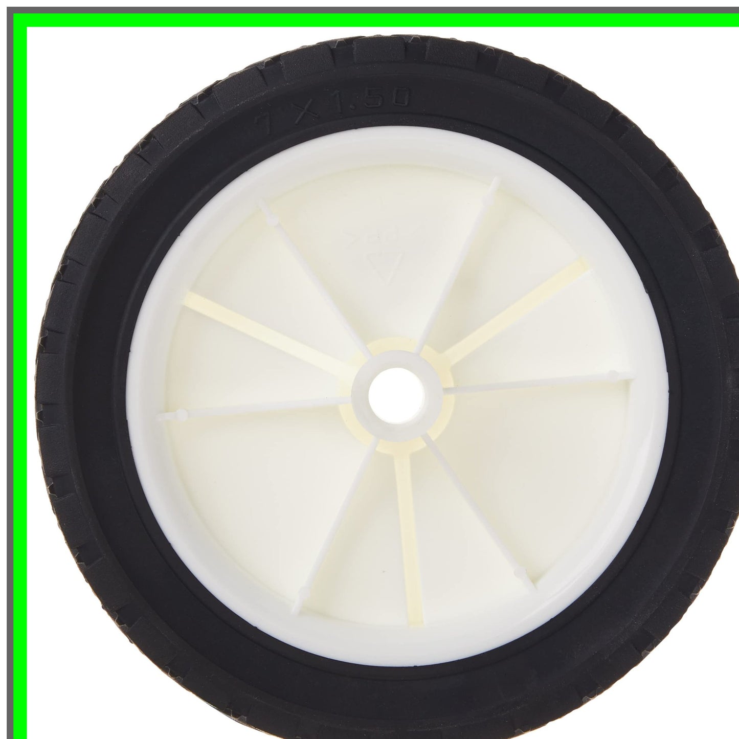 Versatile 7-Inch Diamond Tread Universal Wheel for Smooth Mobility