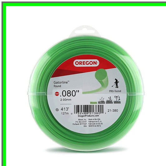 Gatorline 1-Pound Round Trimmer Line 0.080-Inch x 413-Feet for Whackers