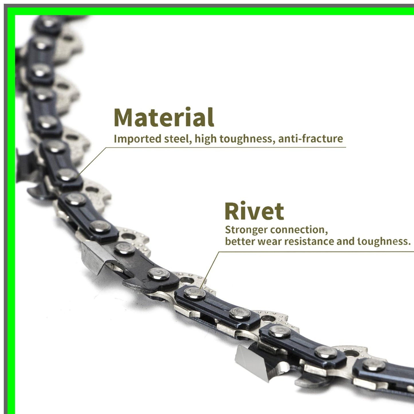 Milwaukee 10 Inch Pole Saw Chain R40 for Black Decker Ryobi Worx 3/8 LP