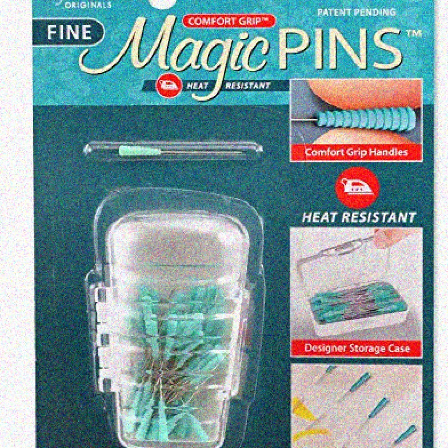 Comfort Grip Patchwork Fine Pins 50 Count