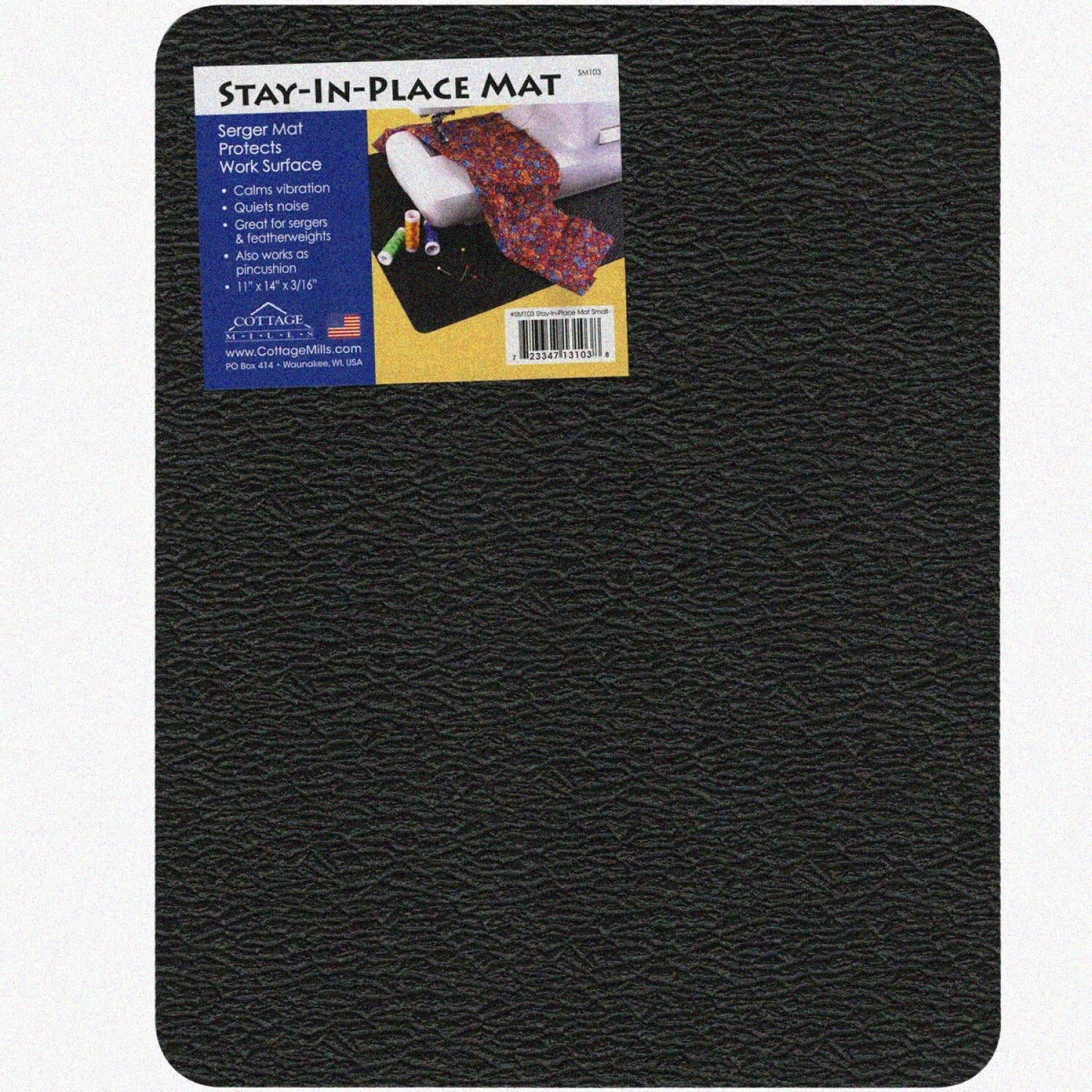 Serger Mat 11x14 Black
