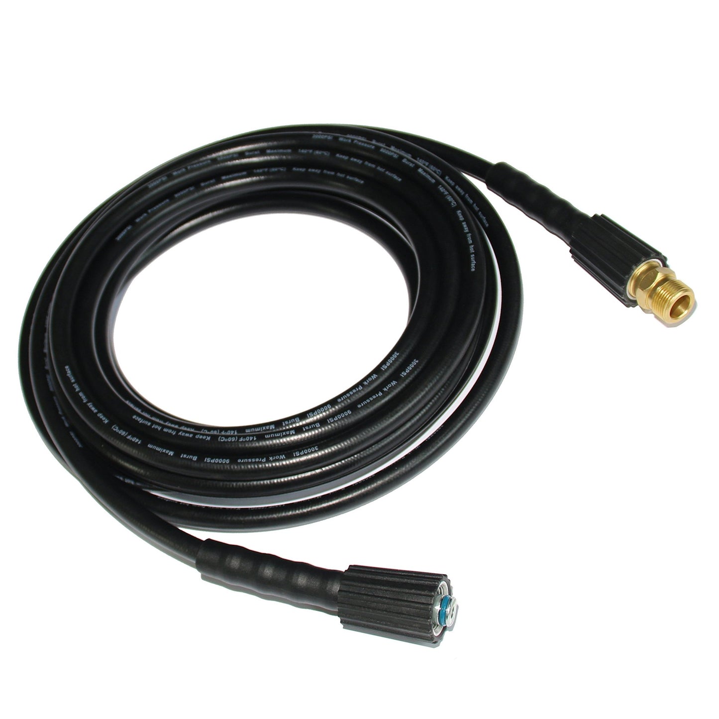 High Pressure 50FT Anti-Kink Washer Hose with Adapter for 3000PSI Systems