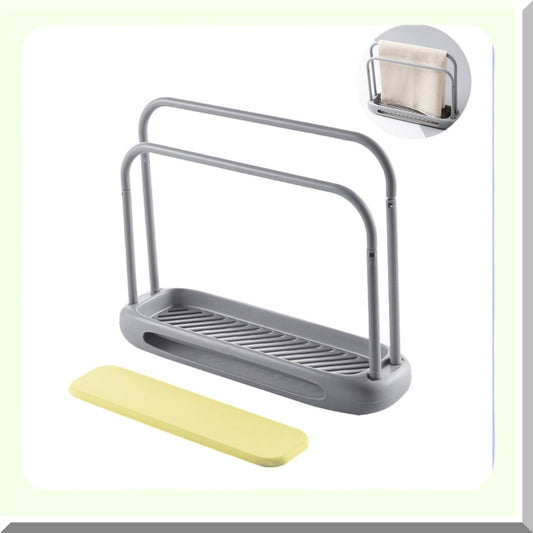 Kitchen Towel Rack Grey 25.3x7.2x19.6cm