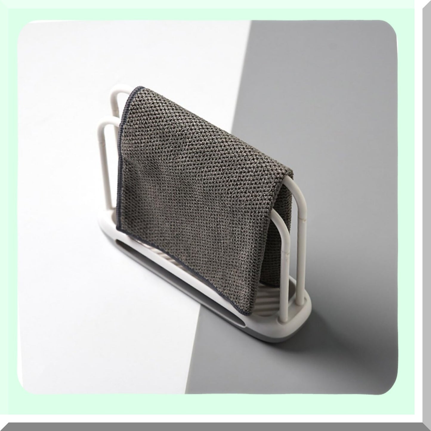 Kitchen Towel Rack Grey 25.3x7.2x19.6cm