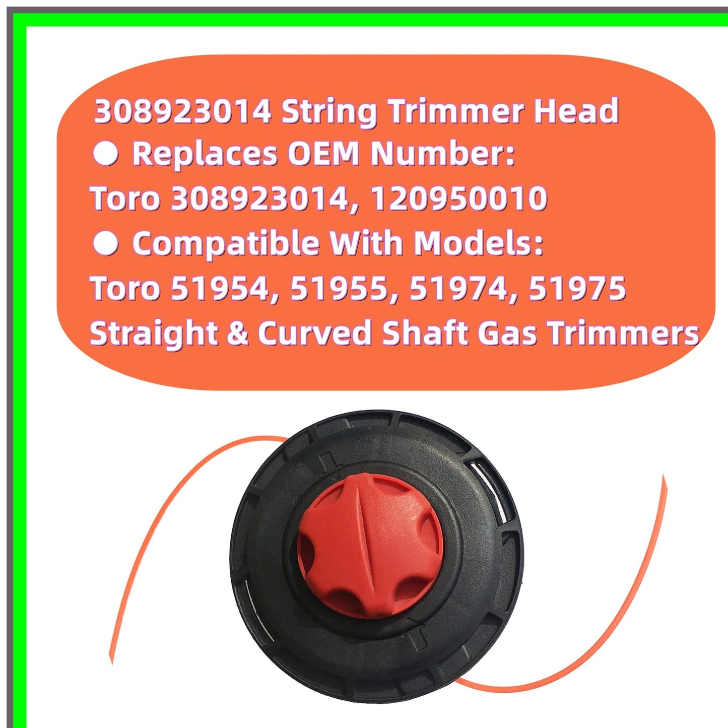 Toro Compatible String Trimmer Head for Easy Gas Reel Trimming
