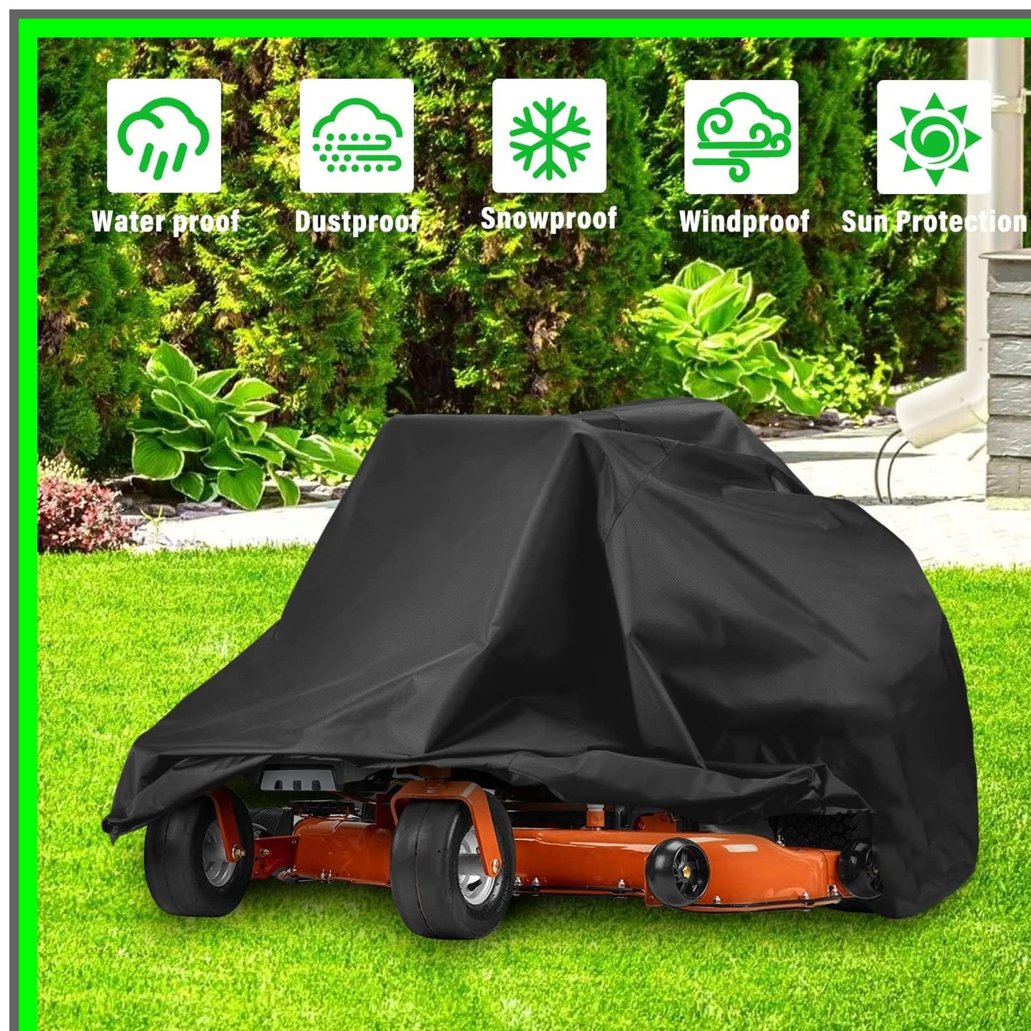 Universal Waterproof Zero Turn Mower Cover for Outdoor Protection