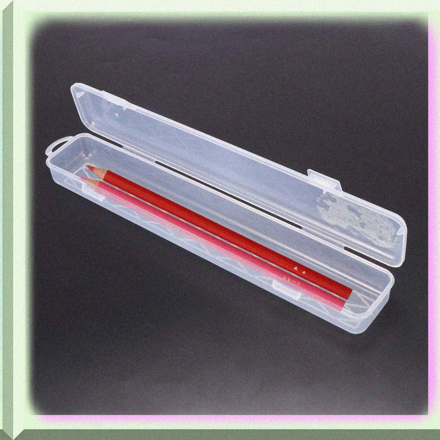 3Pcs Clear Plastic Storage Boxes for Art Supplies