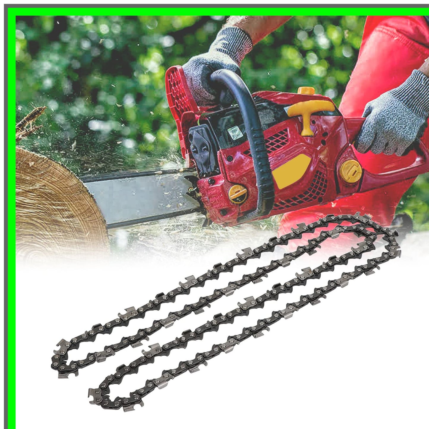 20 Inch Chainsaw Chain 325 Pitch 058 Gauge 76 Links for Steele Origen Caton