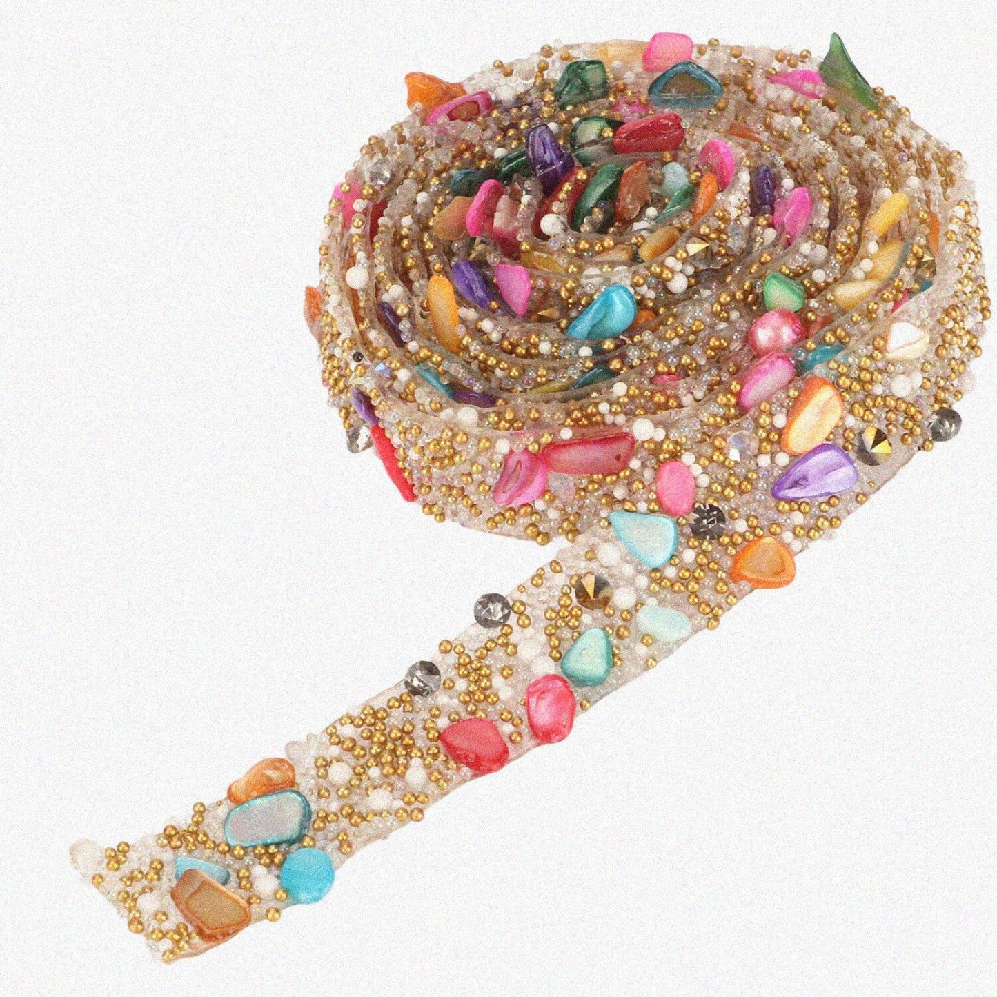 Self Adhesive Crystal Rhinestone Ribbon 9.8ft