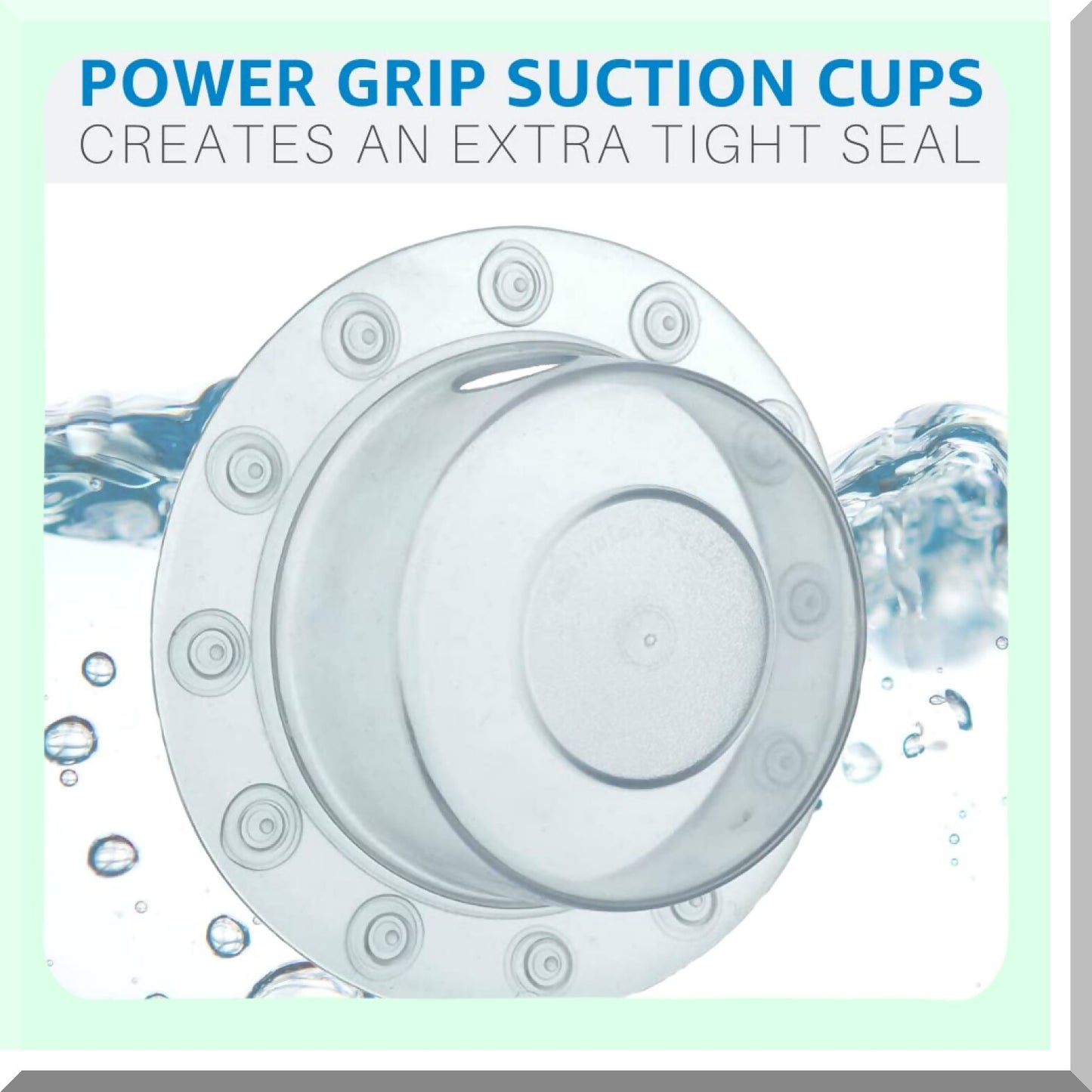 Bottomless Bath Overflow Drain Cover 4" Clear
